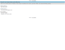 Tablet Screenshot of mccoolsicecream.net
